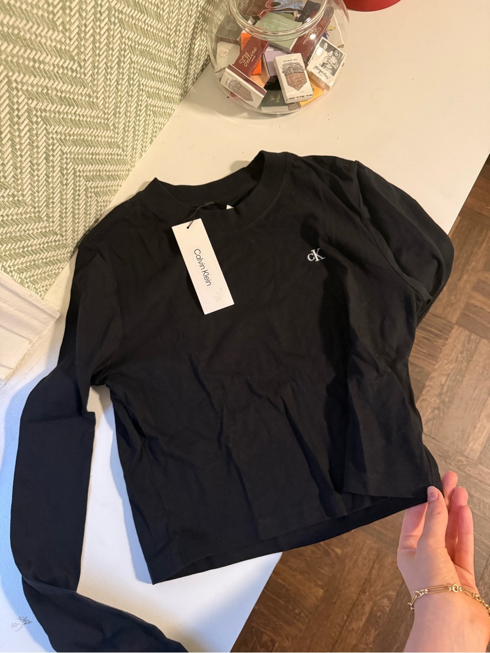 NWT Calvin Klein “CK” Long Sleeve T-Shirt - Picture 4 of 5